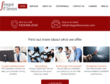 Tablet Screenshot of integralitservices.com
